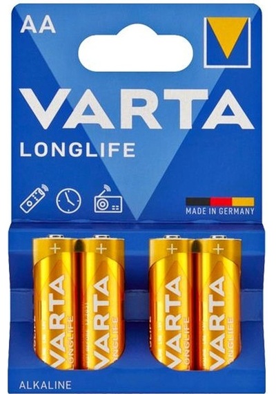 Varta Longlıfe Power Alkalin Aa Kalem Pil 4lü Paket ı -92376