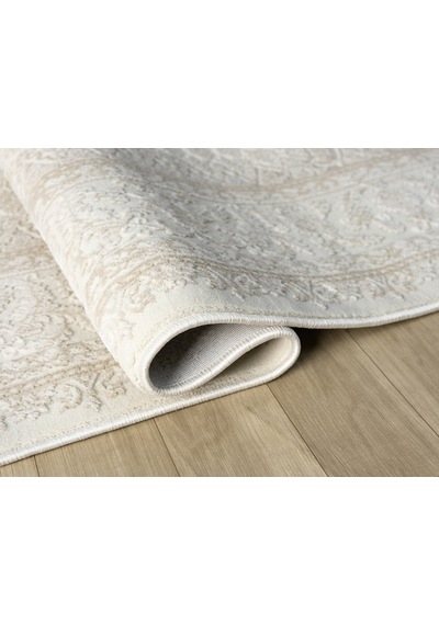 Mariesse Home Artes Serisi Bambu Dokulu Modern Sık Dokuma Makine Halısı Smart 12003 Bej