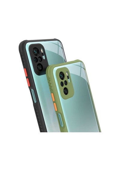 Xiaomi Redmi Note 10 Kilif ??Zore Kaff Kapak-Siyah 525316042