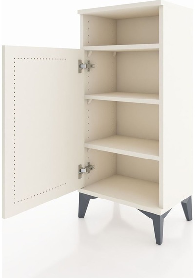Arges Komodin 3 Raflı Tek Kapaklı 44x30x96 Aytaşı-aytaşı Aytaşı