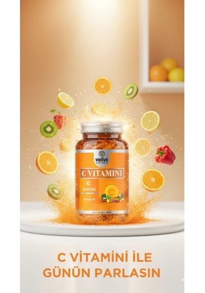 Vitamin C Turunç & Kuşburnu & Zencefil İle Doğal Destek 60 Tablet