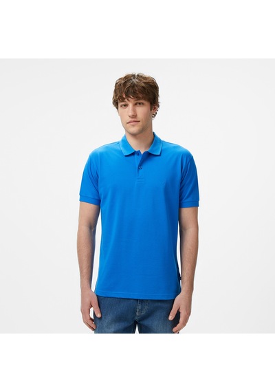 Nautica Erkek Mavi Classic Fit Polo Düz K55328t Mavi