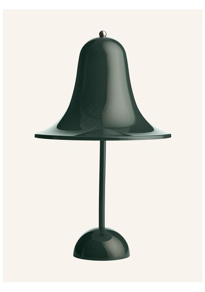 Verner Panton Tasarımı Taşınabilir Led Masa Lambası 3 Kademeli, Usb Şarjlı, Ip44 Sertifikalı Koyu Yeşil