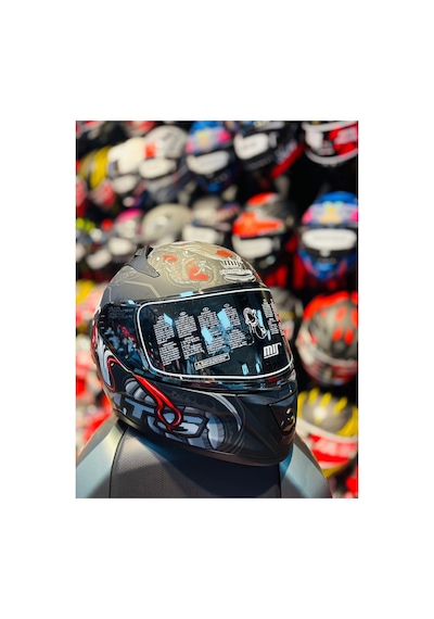 Mts Pro Helmets M-801 Myth Grey Full Face Motosiklet Kaskı