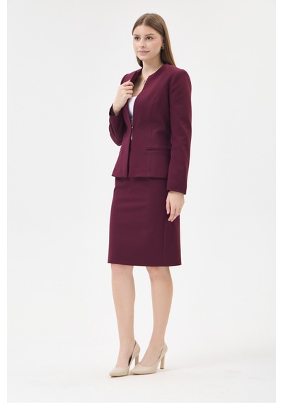 Velnara Moda Mürdüm Klasik Kadın Takım Elbise-sıfır Yaka Ceket & Kısa Kalem Etek Koyu Mürdüm - 927030108 Koyu Mürdüm Velnara Moda Mürdüm Klasik Kadın Takım Elbise-sıfır Yaka Ceket & Kısa Kalem Etek Koyu Mürdüm - 927030108 Koyu Mürdüm