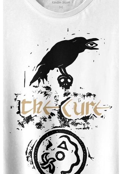 The Cure Crown Music Rock Baskılı Tişört Unisex T-shirt 001