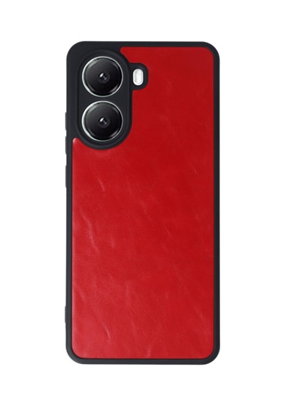 X7 Pro Kılıf Aras Deri Kapak - Kırmızı