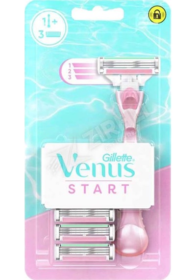 Gillette Venus Tıraş Makinesi +3 Yedek Bıçak Kadın