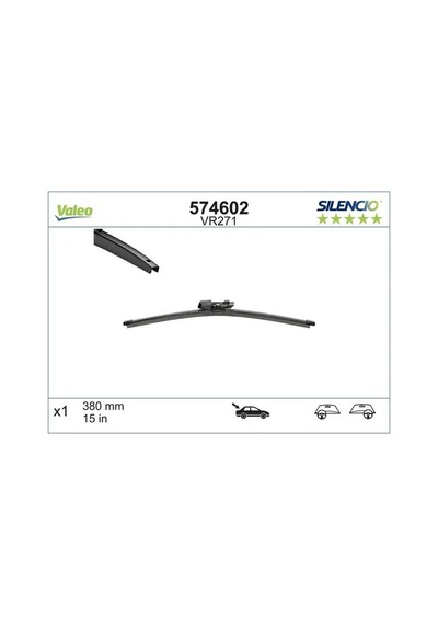 Valeo 574602 Arka Silecek Supurgesi 5f3955427 5na955427 5na955427a