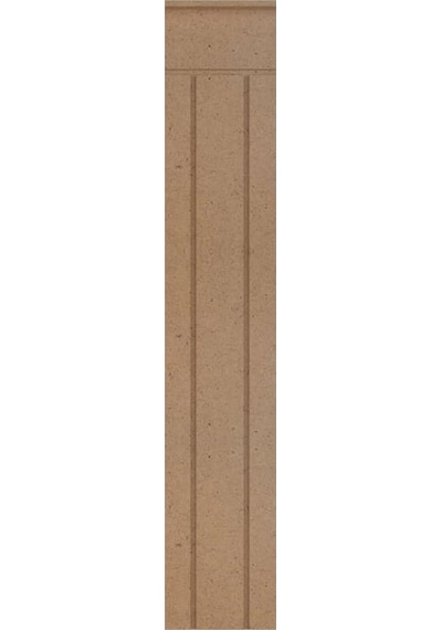 Iskandınav Model 18 X 104 Cm Dekoratif Duvar Paneli Boyanabilir Ahşap 6 Mm Ham Mdf Duvar Paneli
