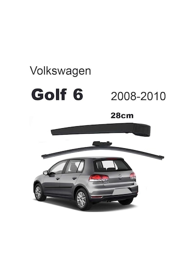 Vw Golf 6 Arka Silecek Kolu Ve Süpürgesi Set 2008 - 2010 515734661