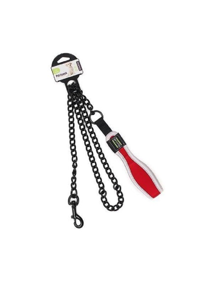 Nunbell Yumuşak Tutmalı Zincir Köpek Gezdirme Tasması 2,5 Mm X 120 Cm Kırmızı