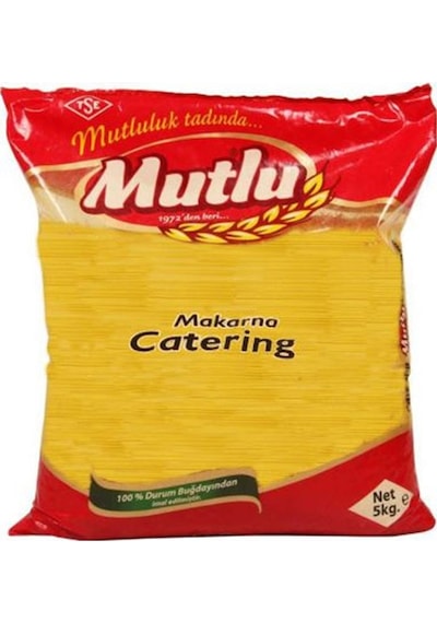 Mutlu Makarna Klasik Spagetti 5 KG