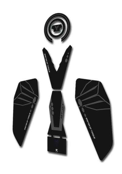 Yamaha Mt07 2025 Uyumlu Tankpad Seti Turkuaz