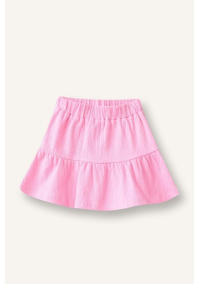Defacto Kırışık Dokulu Kumaş 2li Pembe Takım Kız Bebek I0050a526hspn649 Pembe-pn649