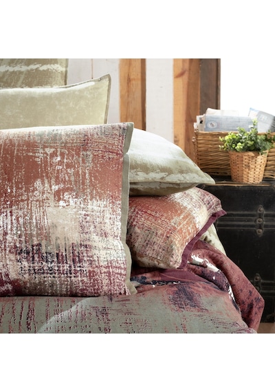 Mondrian King Size Battal Boy %100 Pamuk Flanel Pazen Nevresim Takımı Bej Bej