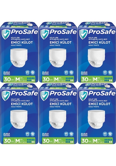 Prosafe Emici Külot Hasta Bezi Orta-medium 180 Adet 6pk 30 M