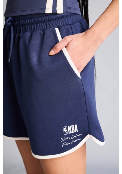 Defacto Nba Wordmark Regular Fıt Sporcu Kısa Paça Skuba Dalgıç Kumaş Şort G9316ax26smın275 İndigo-ın275 Defacto Nba Wordmark Regular Fıt Sporcu Kısa Paça Skuba Dalgıç Kumaş Şort G9316ax26smın275 İndigo-ın275