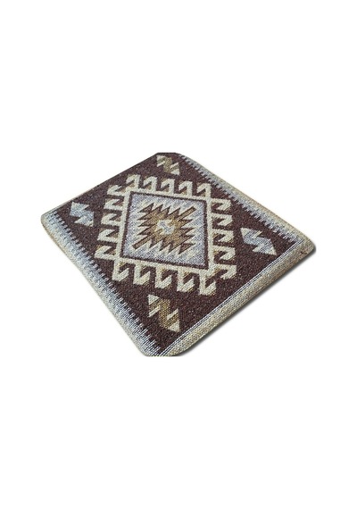 40x40 Kilim Sandalye Ve Koltuk Minderi, Kahverengi - Kahverengi