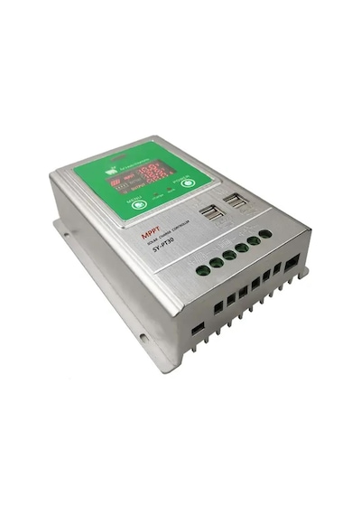 Powermaster Pm-pt30a 12v 24v 30a Mppt 4 Usb'li Dijital Otomatik Solar Güneş Enerjisi Şarj Regülatörü