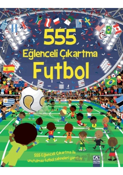 555 Eğlenceli Çıkartma Futbol Altın Kitaplar