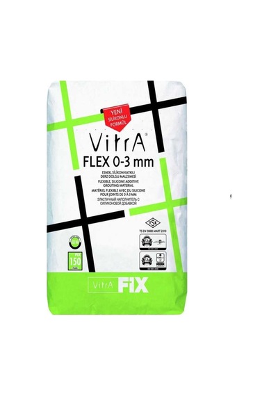 VitrA VitrAfıx Flex 0-3 Mm Buz Gri 20 Kg F24302120