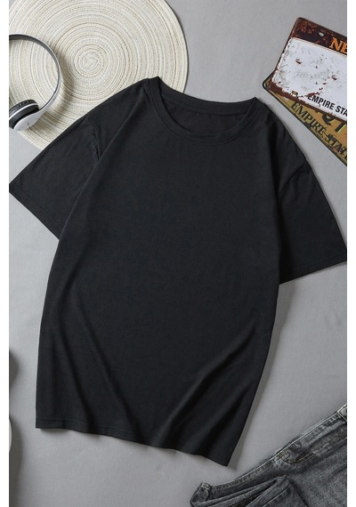 Unisex The Sun Tasarım Tshirt Siyah