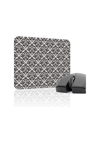 Türk Çini Desenleri Kaymaz Dikişli Kauçuk Oyuncu Mousepad V5 - 22x18 Gaming Mouse Pad Fare Altlığı