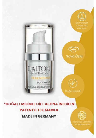Kuru Ciltler Için Nemlendirici Pürüzsüzleştirici Soya Özlü Regenerant Anti Aging Göz & Dudak Kremi - 56917862