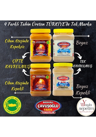 Bozkırlı Çavuşoğlu Tahin Kepekli 2 x 930 G