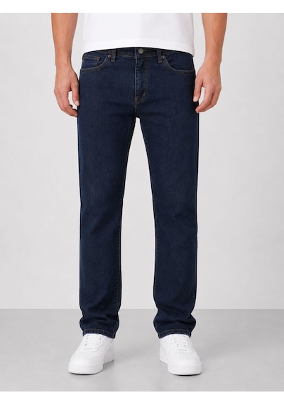 Classics Men B.wood Regular Fit Likralı Erkek Jean Pantolon 7749 Koyu Mavi