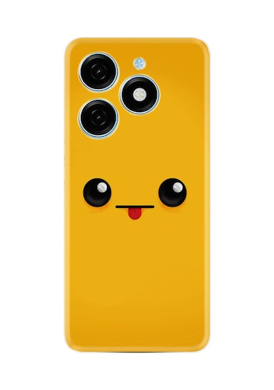 Tecno Spark 20 Spark 20c Kılıf Desenli Silikon Platinium Series Yellow Sweet 1817