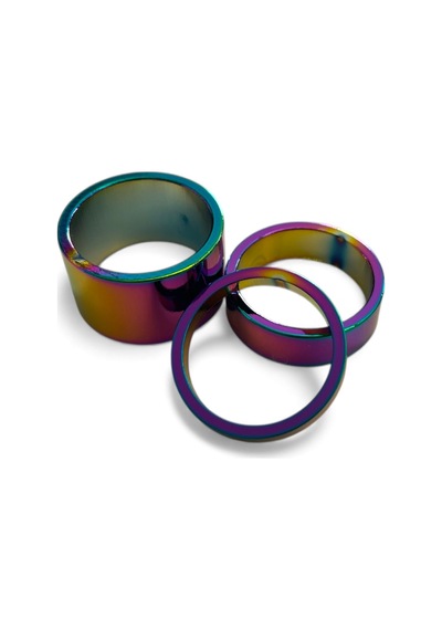 Asistan Drox Sp100r Rainbow Bisiklet Gidon Boğaz Spacer Kit Çok Renkli