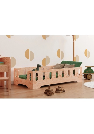 Montessori Yatak Doğal Ahşap Yatak Bebek Ve Çocuk Karyola Ahşap