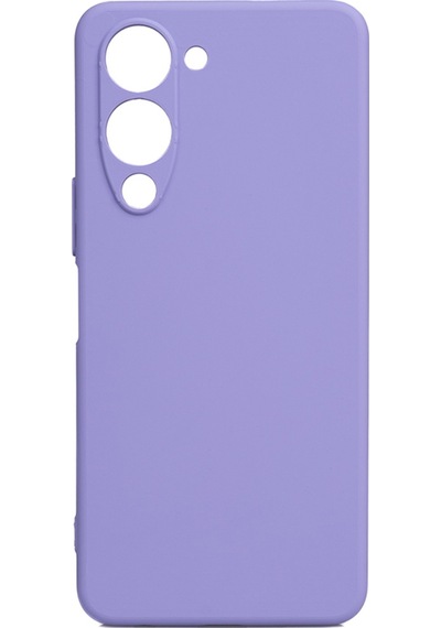 Vivo Y04 Kılıf Zore Biye Silikon Lila