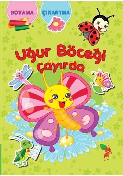Uğur Böceği Çayırda Boyama Kitabı- Koloni Çocuk Yayınları