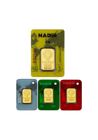 Tuğrul Kuyumculuk 8 Gram 24 Ayar Külçe Altın 5 + 3 G