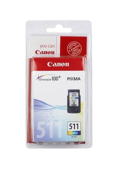Canon Cl 511 Renkli  Kartuş Bitmeyen Kartuş Sistemine Uyumlu, Delinmiş Ve Hazır Olarak