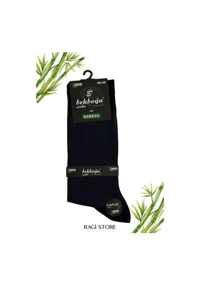 4'lü Lacivert Bambu Erkek Soket Lacivert