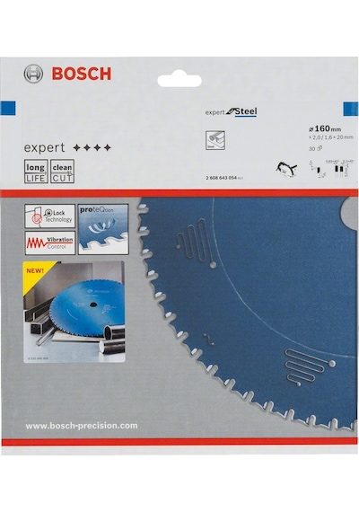 Bosch Expert For Steel 160x20 mm 30 Diş Daire Testere Bıçağı - 2608643054