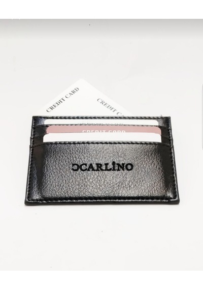 Carlino Unisex Mini Kartlık Kartvizitlik Siyah