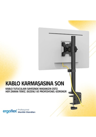 Ergoflex EF61 Steel Design 2-8 kg Asansörlü 13"-32" Monitör Standı