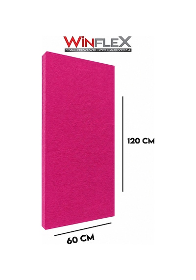 Winflex 60x120 Cm Akustik Kumaş Panel Fuşya
