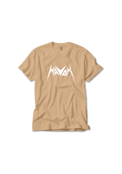 Havok Logo Text Sarı Tişört