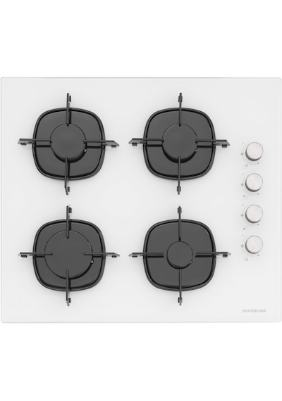 Silverline BO6502W02 - CS5335W01 - 3457 Soho 60 Beyaz Cam Ankastre Set