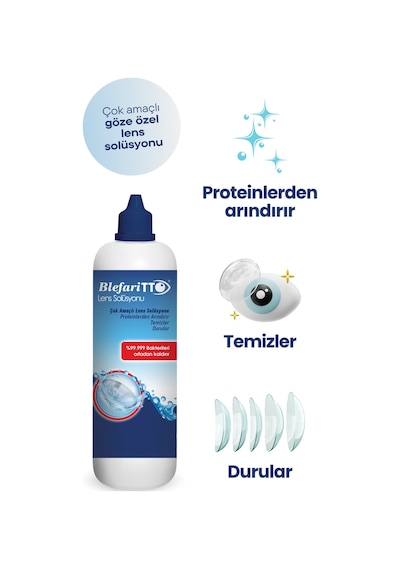 Bleffaritto Lens Solüsyonu 360 ml 3'lü Set