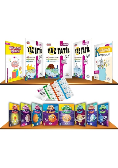 1.sınıf Yaz Tatil Kitabı Seti 2023 - Yayınları