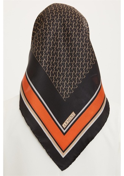 Armine İpek Eşarp Nostalji - 8724-36 Twill - 8128-21