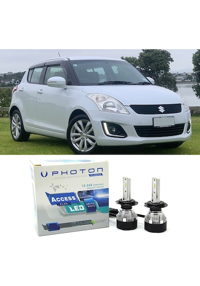 Suzuki Swift 2 Uzun+kısa Far Ampulü H4 Access Yeni Seri Beyaz 2010-2017