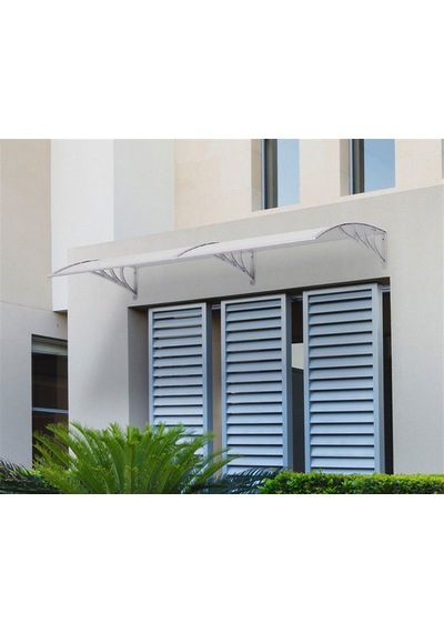 Kapı Üstü Pratik Sundurma 300 X 100 Cm Gri Gri